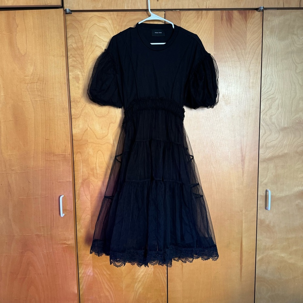 Simone Rocha Cotton Midi Dress (sz xs) - Picture 2 of 16